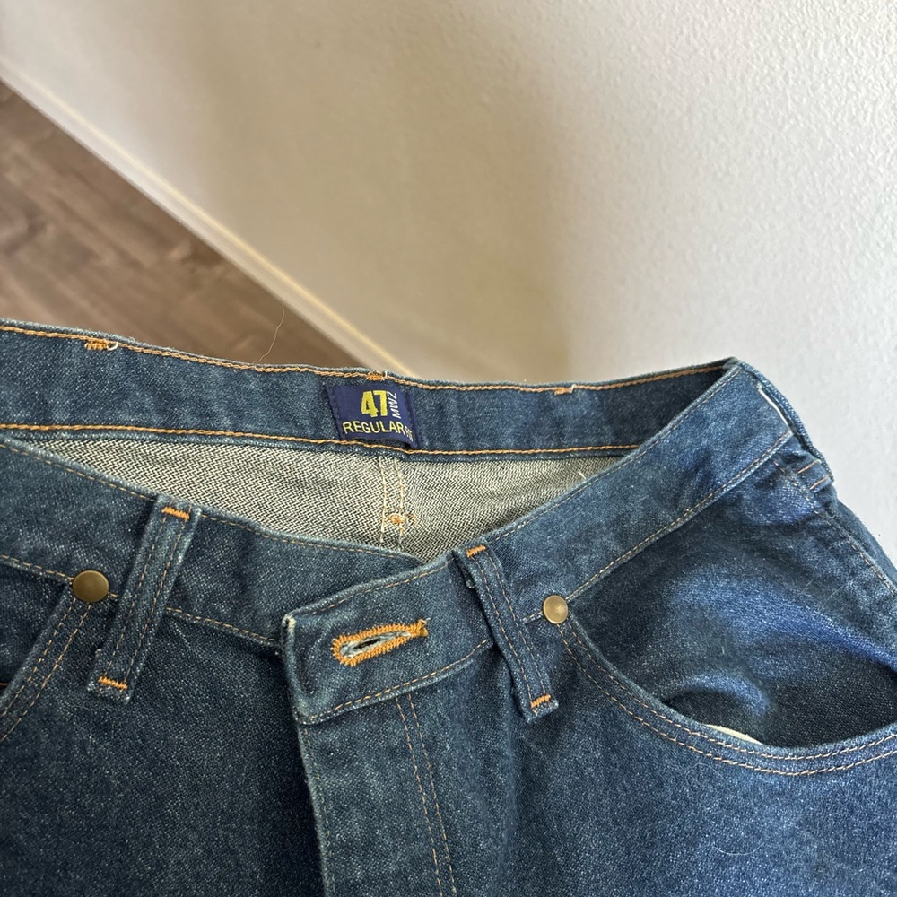 Wrangler Blue Straight Jeans Classic Denim